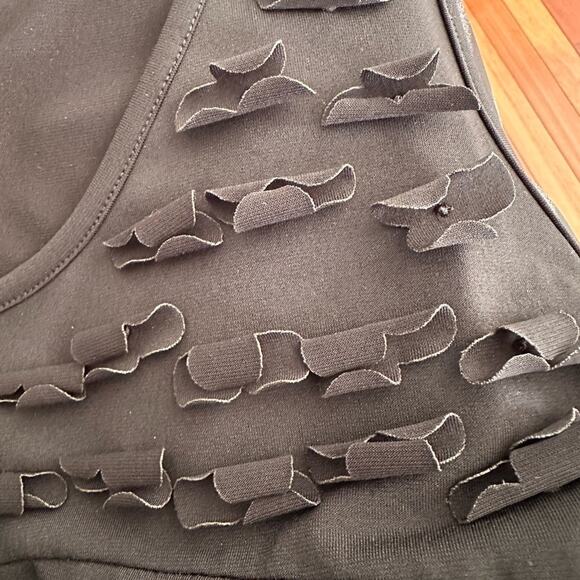 Sun Light Paris Elisa Black Bubble Hem Dress Whimsygoth Artsy Pockets Grunge - Picture 7 of 9